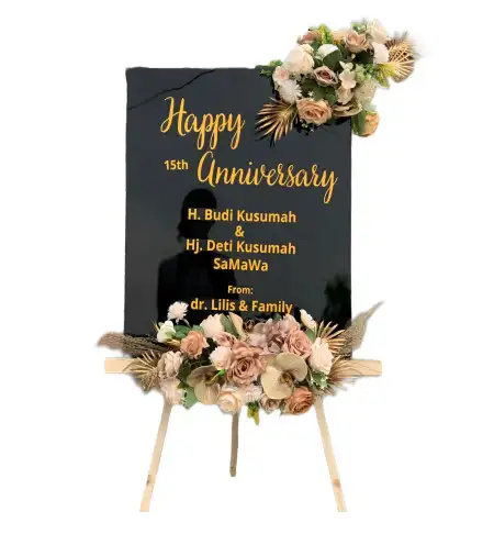 Papan Bunga Akrilik Tlogoretno