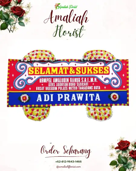 Papan Bunga Ucapan Selamat Tlogoretno